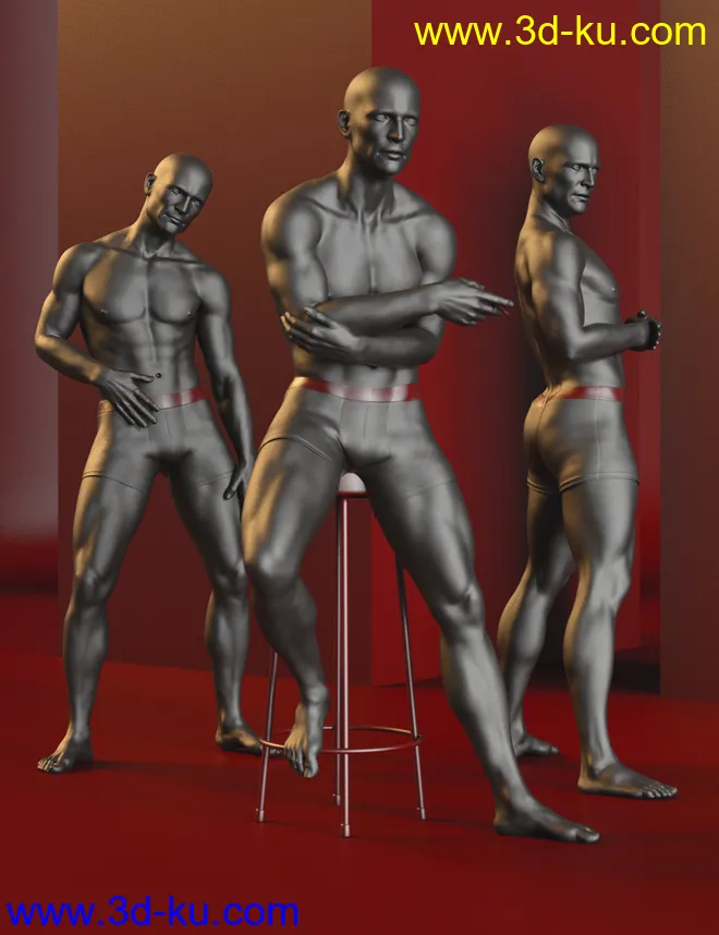 Virile Poses for Genesis 8 Male模型的图片7