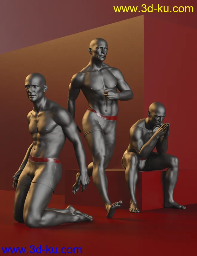 Virile Poses for Genesis 8 Male模型的图片9