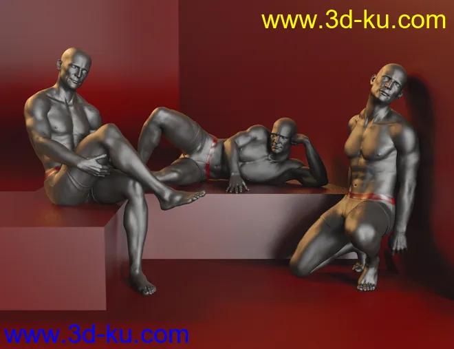 Virile Poses for Genesis 8 Male模型的图片10
