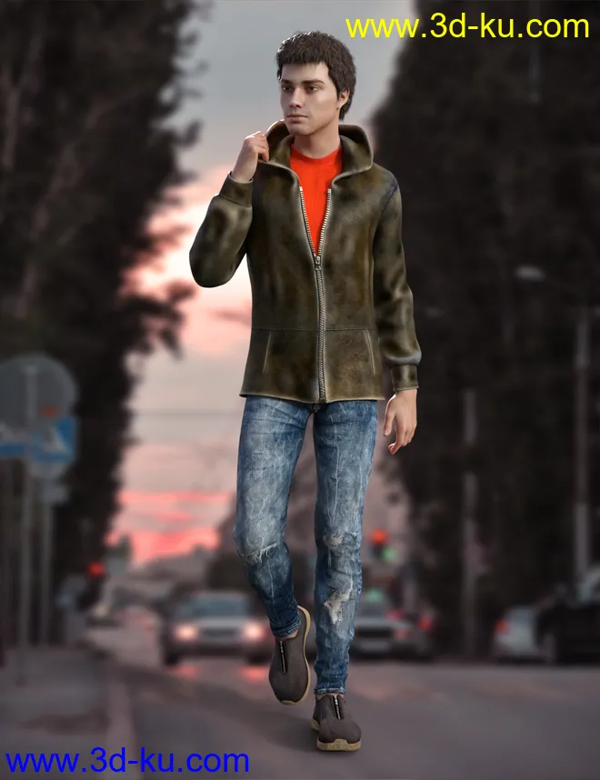 Vlad Outfit for Vlad Original Figure and for Genesis 8 Male(s)模型的图片1