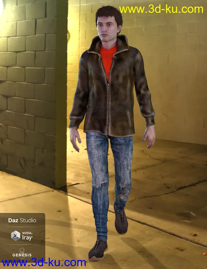 Vlad Outfit for Vlad Original Figure and for Genesis 8 Male(s)模型的图片2