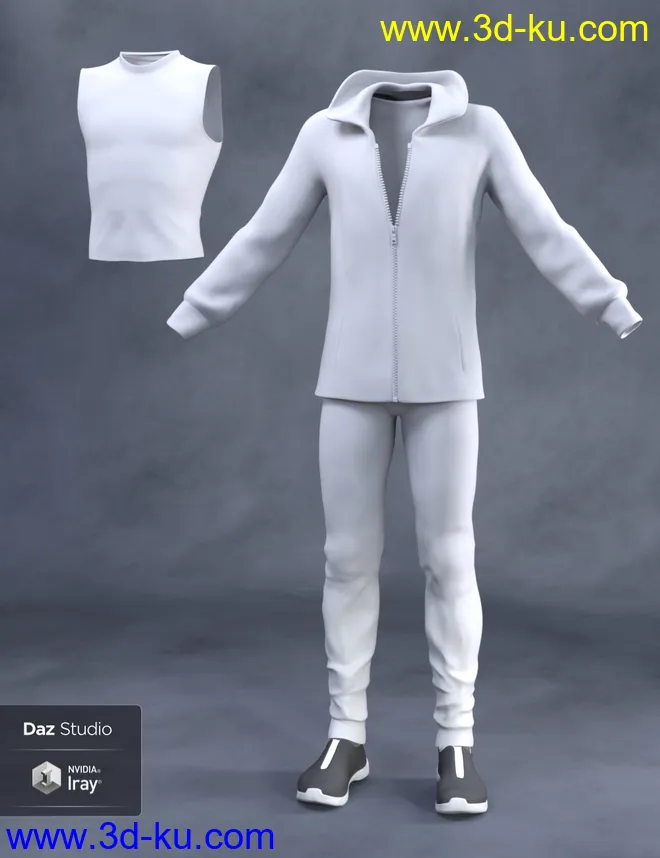 Vlad Outfit for Vlad Original Figure and for Genesis 8 Male(s)模型的图片3