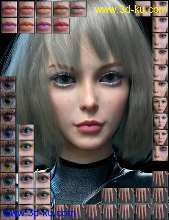 3D打印模型Vo Maria for Genesis 8.1 Female的图片