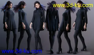 3D打印模型Vo Maria for Genesis 8.1 Female的图片