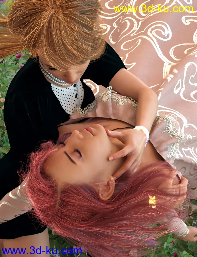 Vo Rose for Genesis 8.1 Female模型的图片2