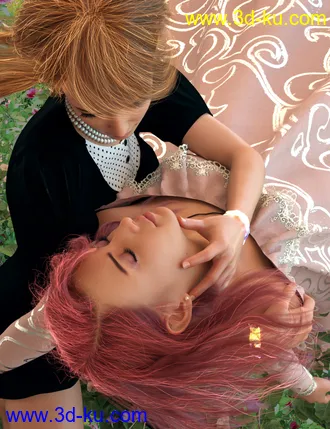 3D打印模型Vo Rose for Genesis 8.1 Female的图片