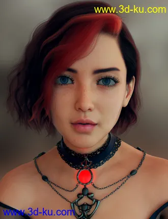 3D打印模型Vo Rose for Genesis 8.1 Female的图片