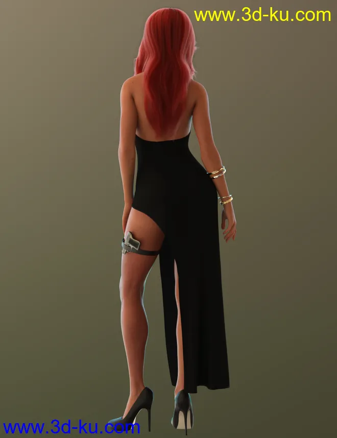 Vo Rose for Genesis 8.1 Female模型的图片7