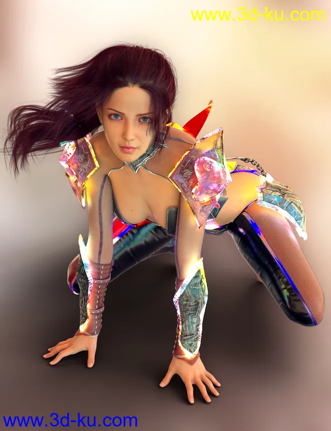 Vo Rose for Genesis 8.1 Female模型的图片9