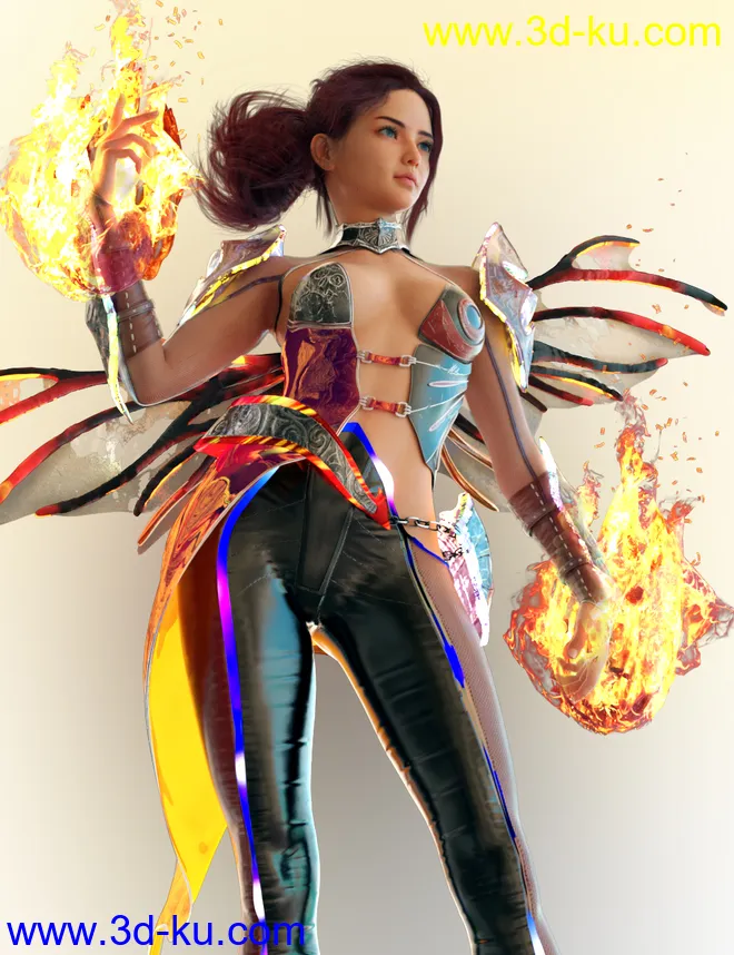 Vo Rose for Genesis 8.1 Female模型的图片10