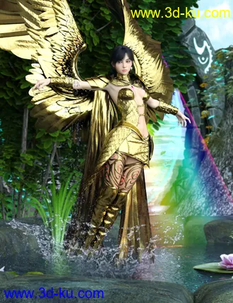 3D打印模型Vo Xiao Hua HD and Hair for Genesis 8.1 Female的图片