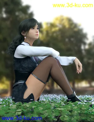 3D打印模型Vo Xiao Hua HD and Hair for Genesis 8.1 Female的图片