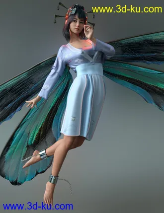 3D打印模型Vo Xiao Nan for Genesis 8.1 Female的图片