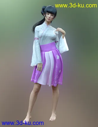 3D打印模型Vo Xiao Nan for Genesis 8.1 Female的图片