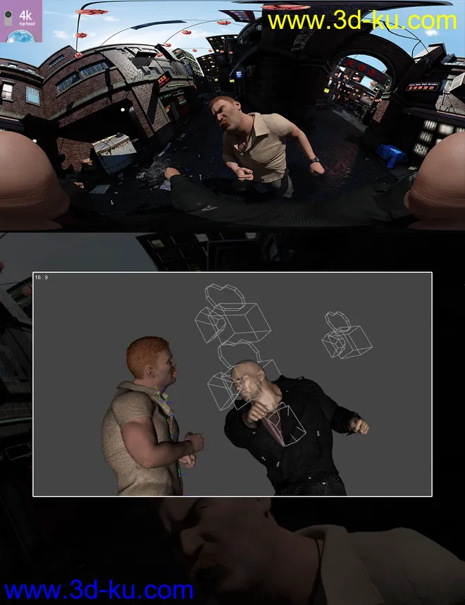 VR Cameras for Genesis 8 Male and Female模型的图片3