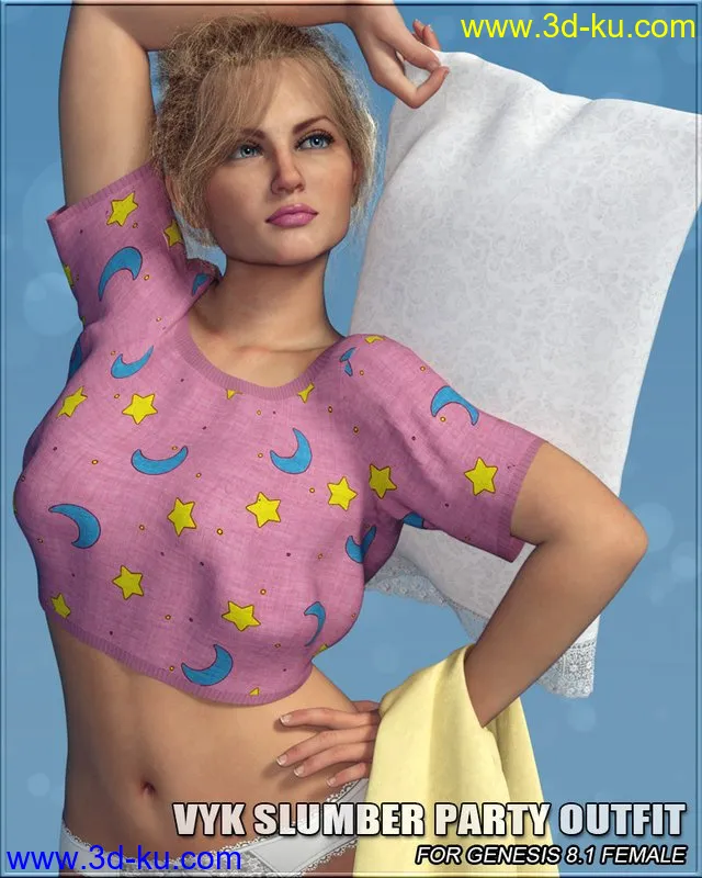 VYk Slumber Party Outfit模型的图片1