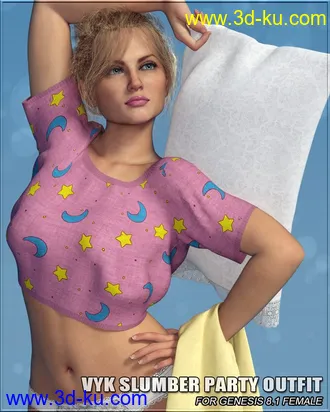 3D打印模型VYk Slumber Party Outfit的图片