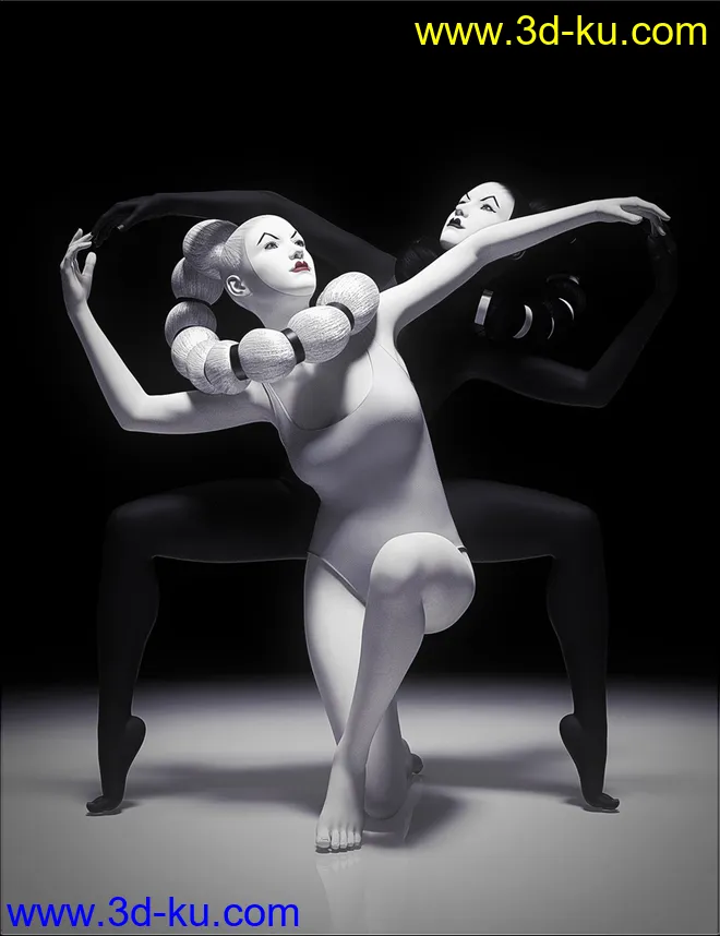 VYK Symbiotes for Genesis 8 Female模型的图片4