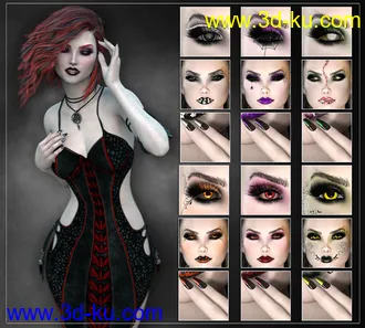 3D打印模型Vynesia for Genesis 8 Female的图片