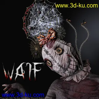 3D打印模型WAIF Hood & Tiara Hallows Eve Kit的图片