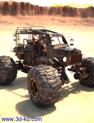 3D打印模型Wasteland Offroader的图片