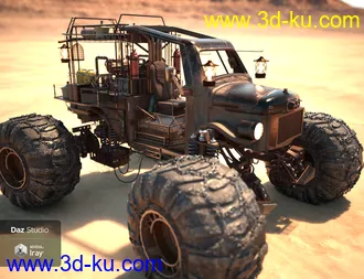 3D打印模型Wasteland Offroader的图片