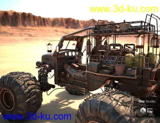 3D打印模型Wasteland Offroader的图片