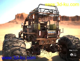 3D打印模型Wasteland Offroader的图片