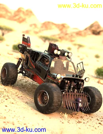 3D打印模型Wasteland Plane Car的图片