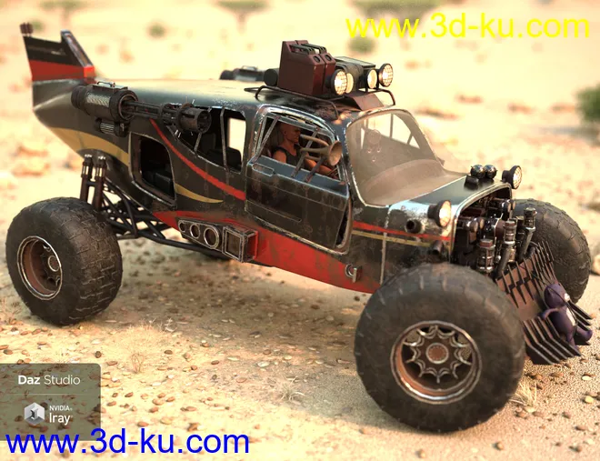 Wasteland Plane Car模型的图片2