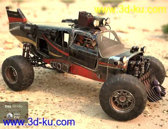 3D打印模型Wasteland Plane Car的图片