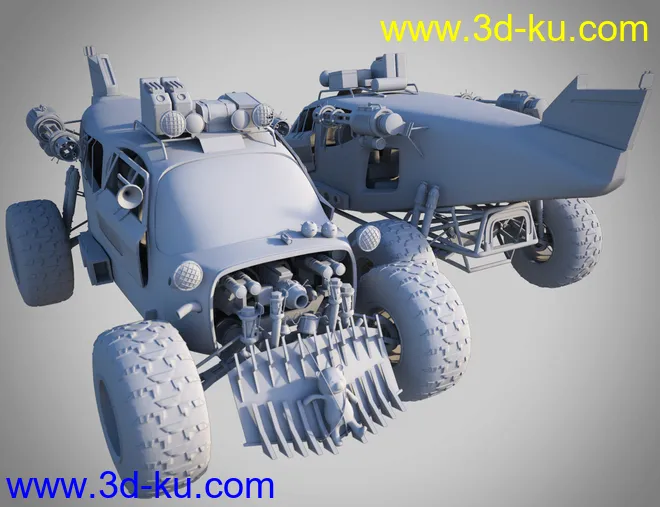 Wasteland Plane Car模型的图片7