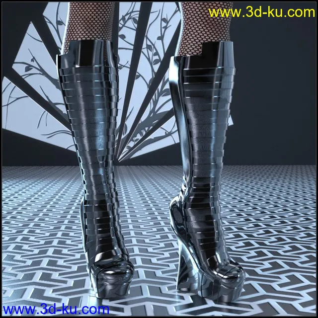 Wedge Boots G8F模型的图片1