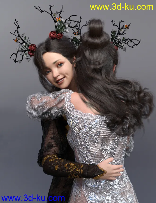 Wen Hair for Genesis 8.1 Female模型的图片1