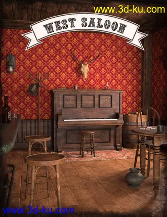 3D打印模型West Saloon的图片
