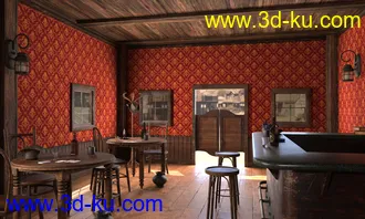 3D打印模型West Saloon的图片