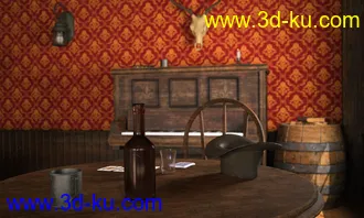 3D打印模型West Saloon的图片