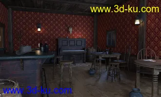 3D打印模型West Saloon的图片