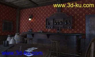 3D打印模型West Saloon的图片