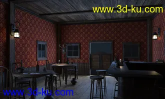 3D打印模型West Saloon的图片