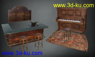 3D打印模型West Saloon的图片