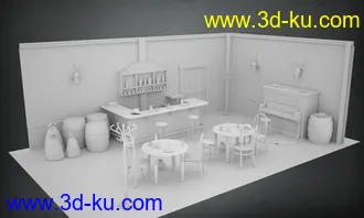 3D打印模型West Saloon的图片