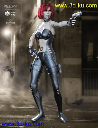 3D打印模型Widow Slayer for Genesis 8 Female(s)的图片