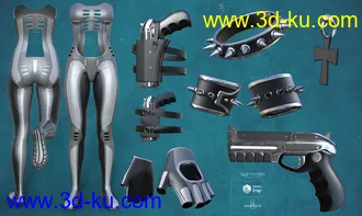 3D打印模型Widow Slayer for Genesis 8 Female(s)的图片