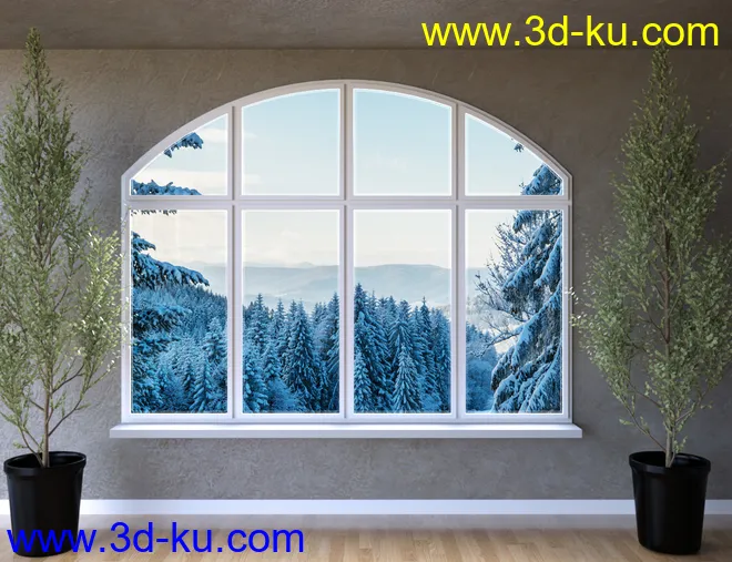 WinterScapes Backdrops Volume 2模型的图片4