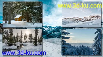 3D打印模型WinterScapes Backdrops Volume 2的图片