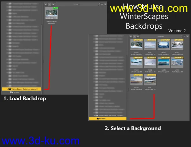 WinterScapes Backdrops Volume 2模型的图片7