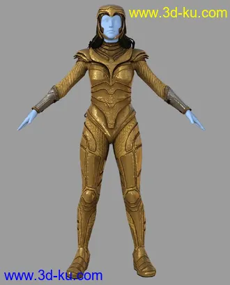 3D打印模型Wonder Woman 1984 Outfit的图片