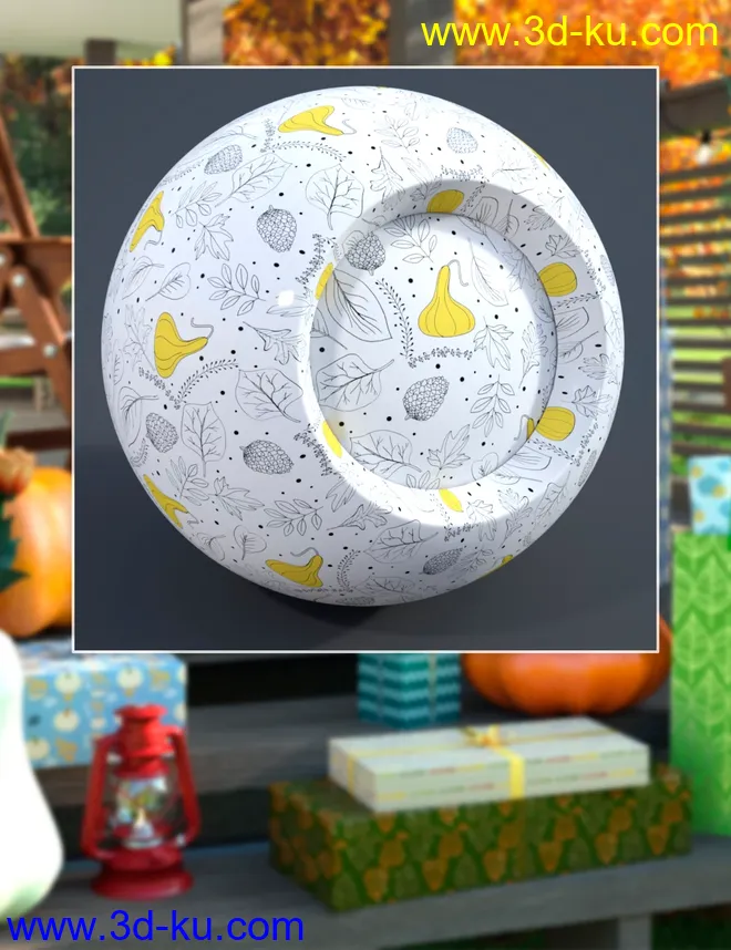 Wrapping Paper - Autumn模型的图片7
