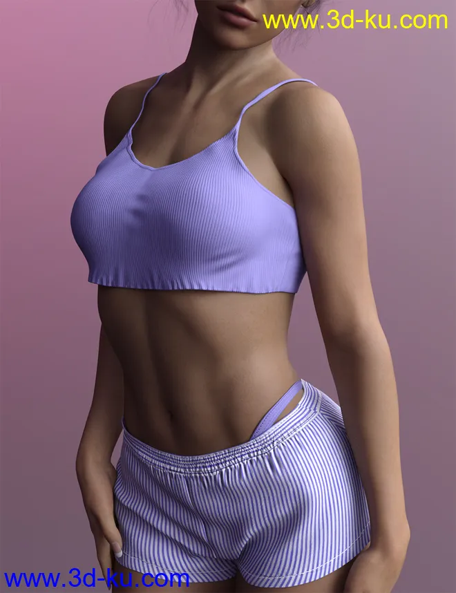 X-Fashion dForce Relax Time Set Genesis 8 Female(s)模型的图片1